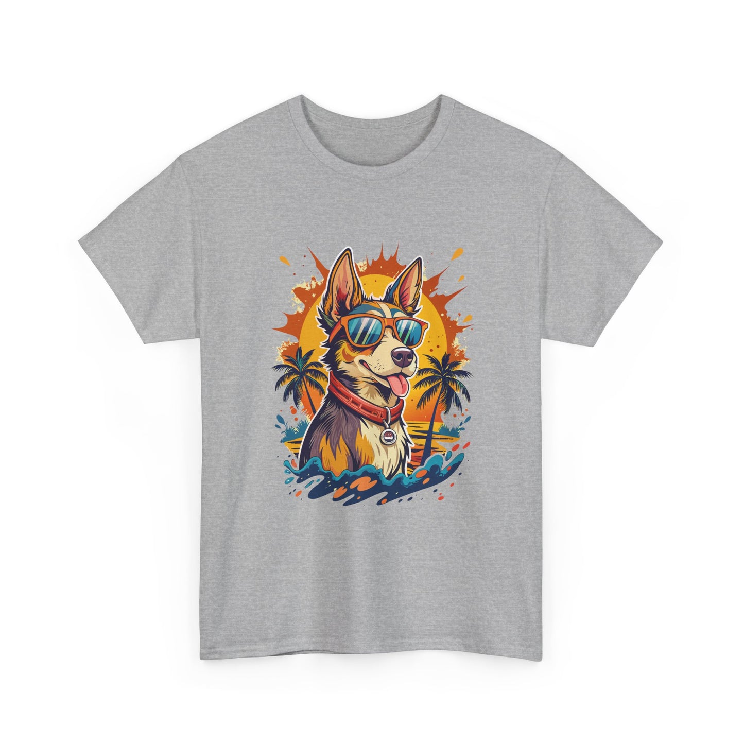 Cool Corgi Summer Tee — Sunglasses Dog Beach T-Shirt