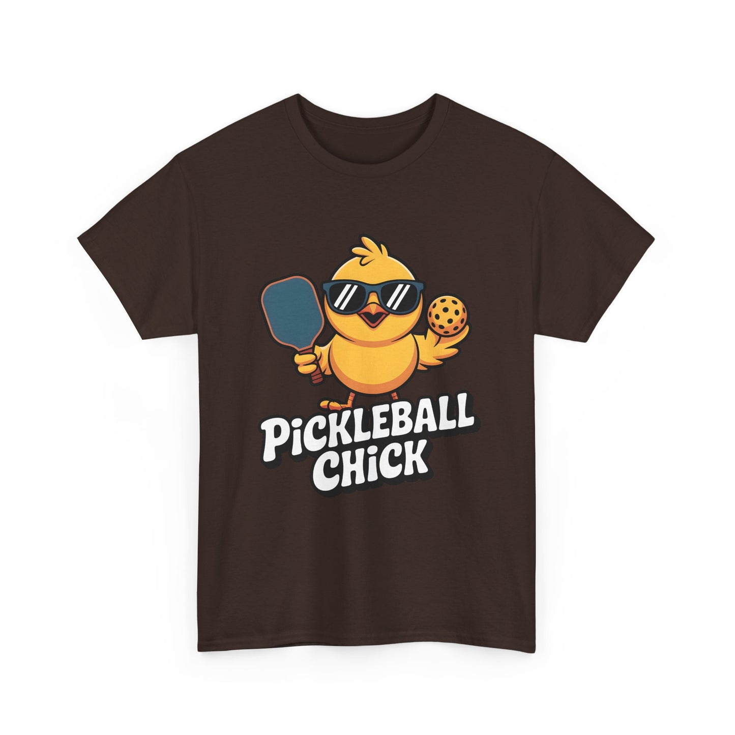 Pickleball Chick T-Shirt — Cute Chick Graphic Tee for Players & Fans