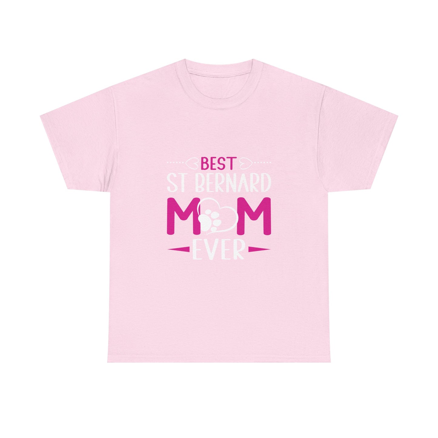 St. Bernard Mom T-Shirt — "Best St Bernard Mom Ever" Pet Lover Tee