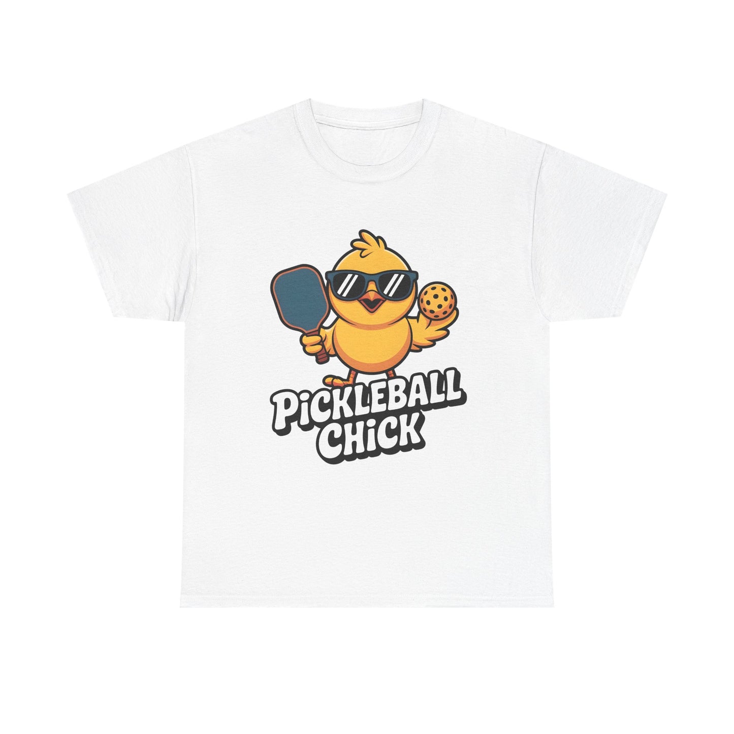 Pickleball Chick T-Shirt — Cute Chick Graphic Tee for Players & Fans