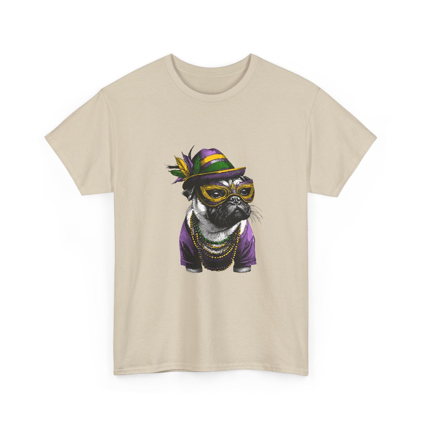 Mardi Gras Pug T-Shirt