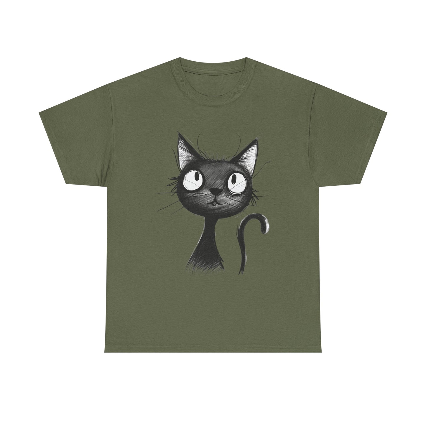 Whimsical Black Cat