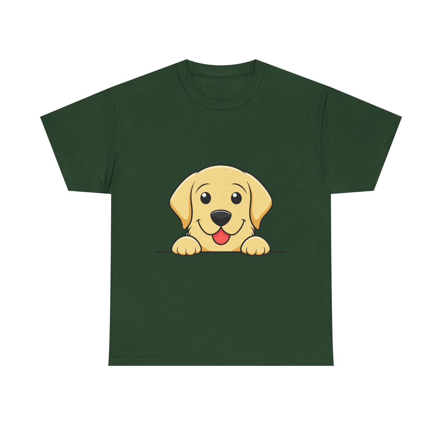 Peeking Golden Retriever Tee