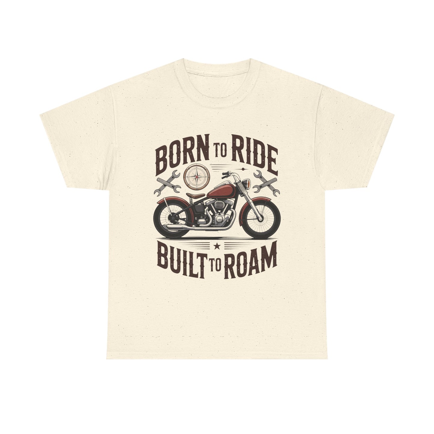 Born to Ride Built to Roam Motorcycle T-Shirt