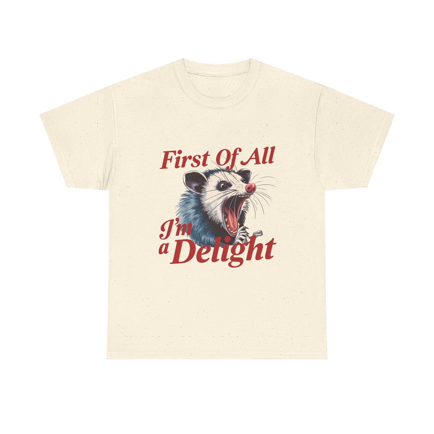 Possum 'First Of All I'm a Delight' Graphic Tee