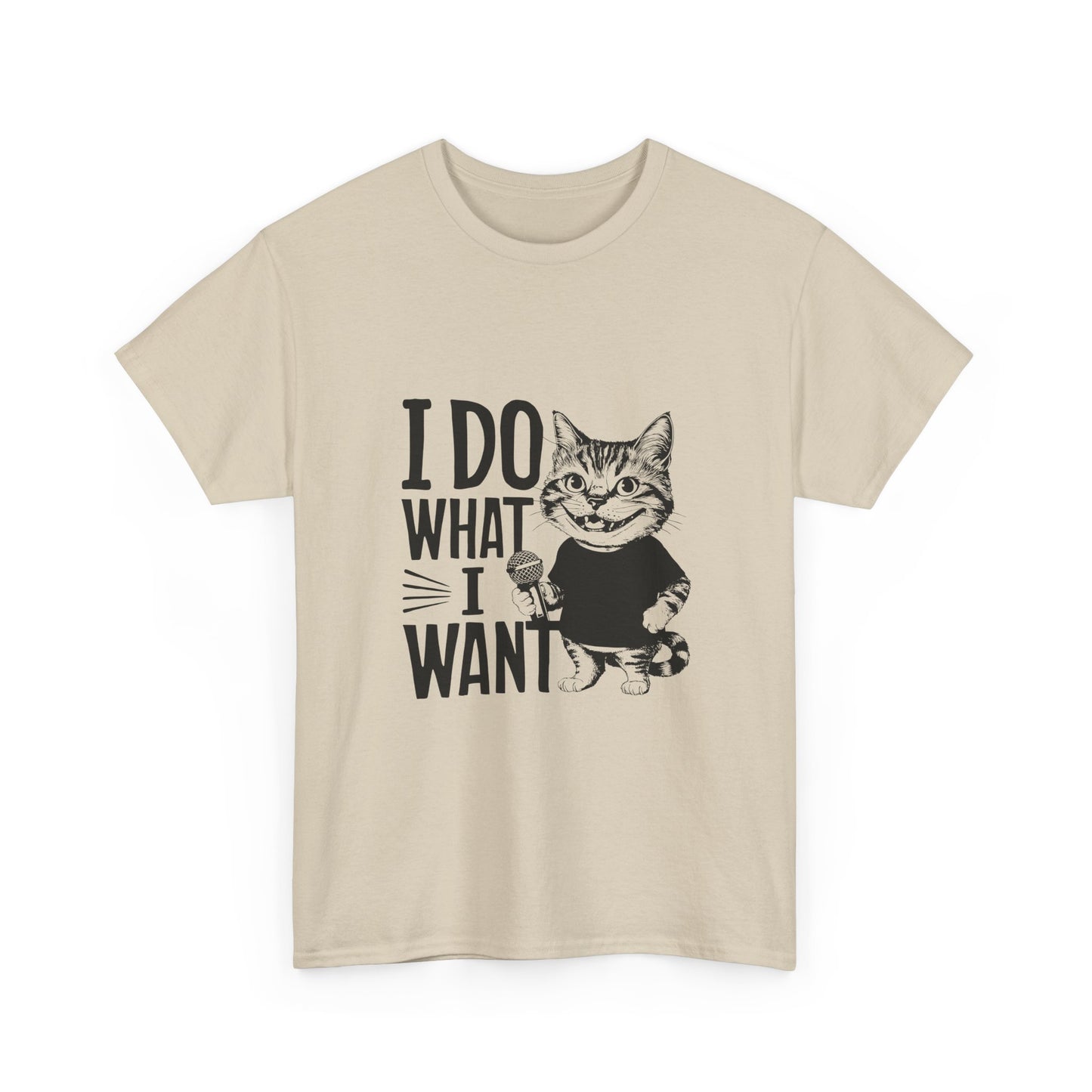 I Do What I Want Cat T-Shirt — Funny Sassy Cat Graphic Tee