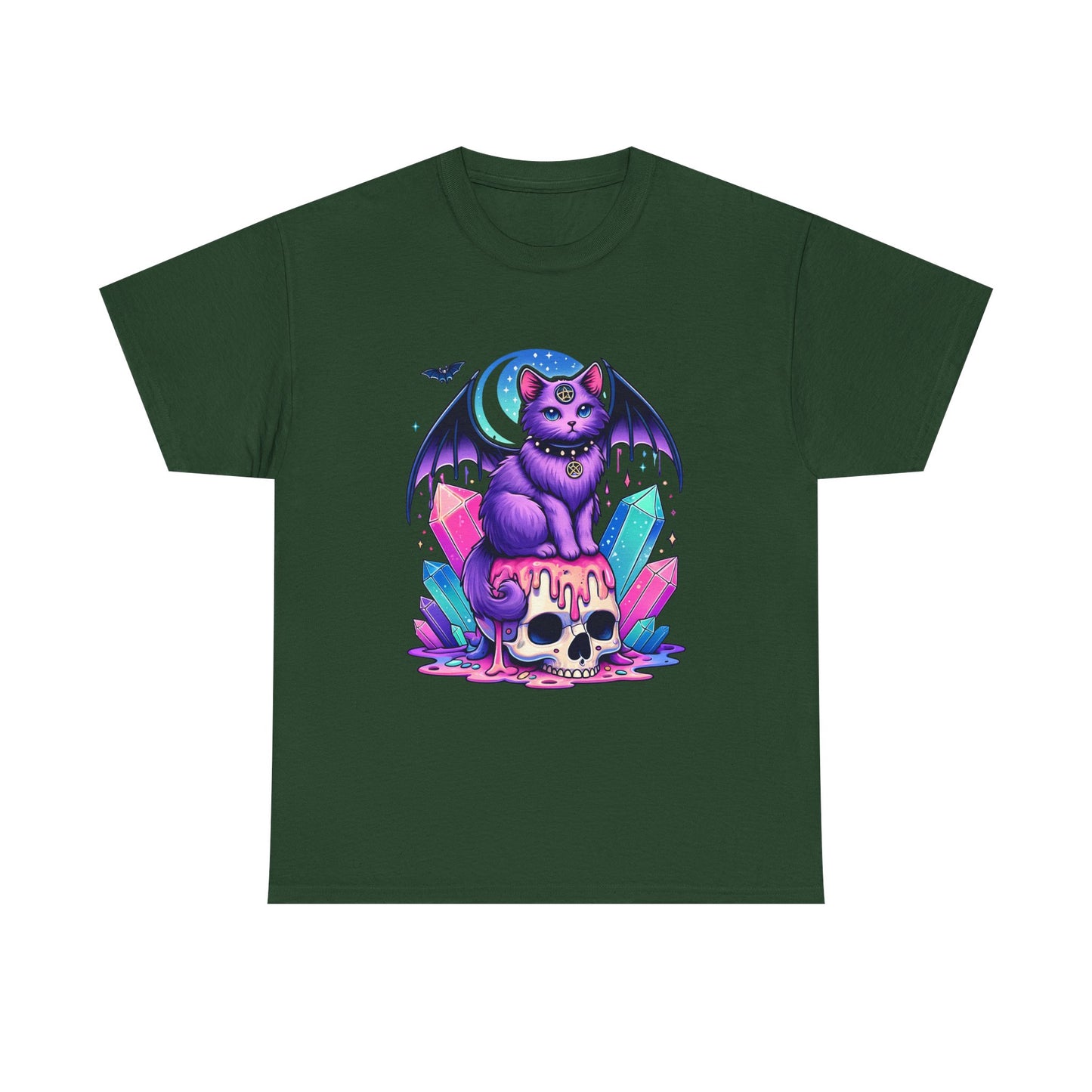Gothic Crystal Cat T-Shirt