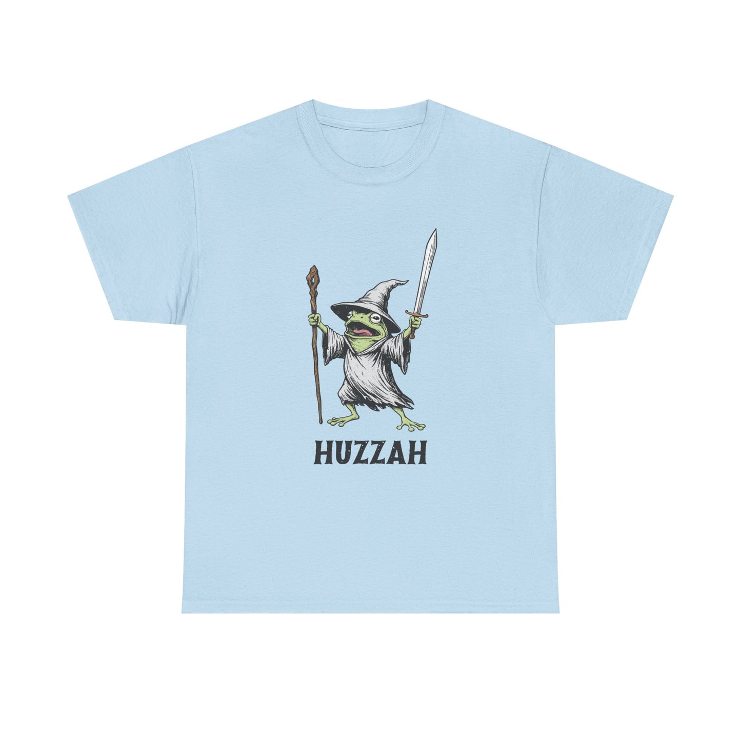 T-Shirt — Huzzah Frog Wizard Graphic Tee