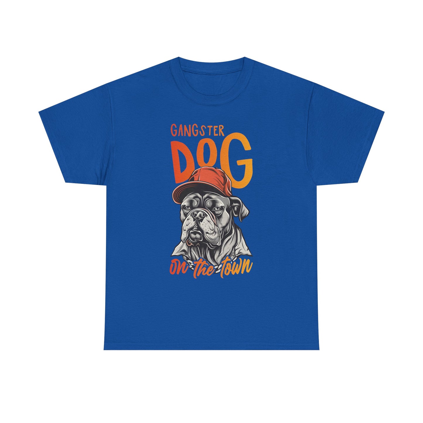 Gangster Dog T‑Shirt – 'Gangster Dog On The Town' Graphic Tee