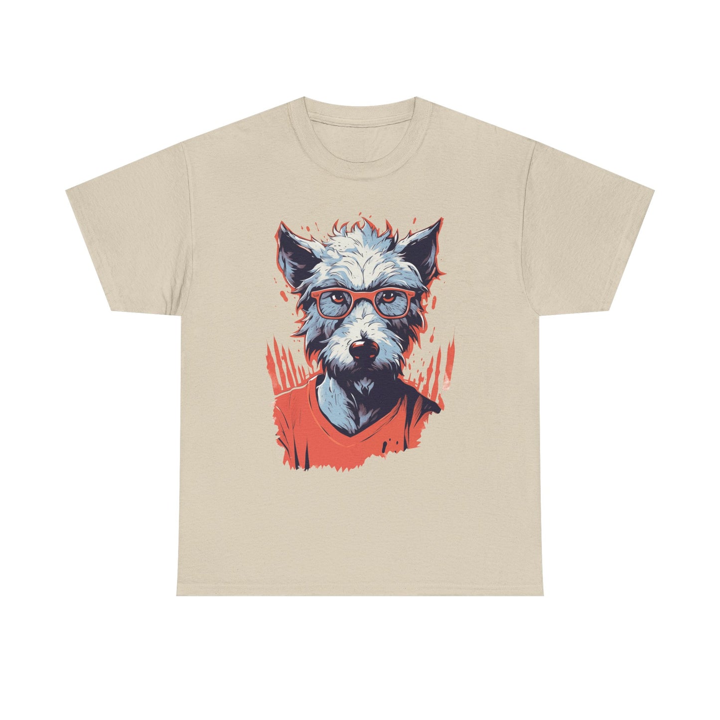 Hipster Dog T-Shirt — Cool Glasses Westie Graphic Tee