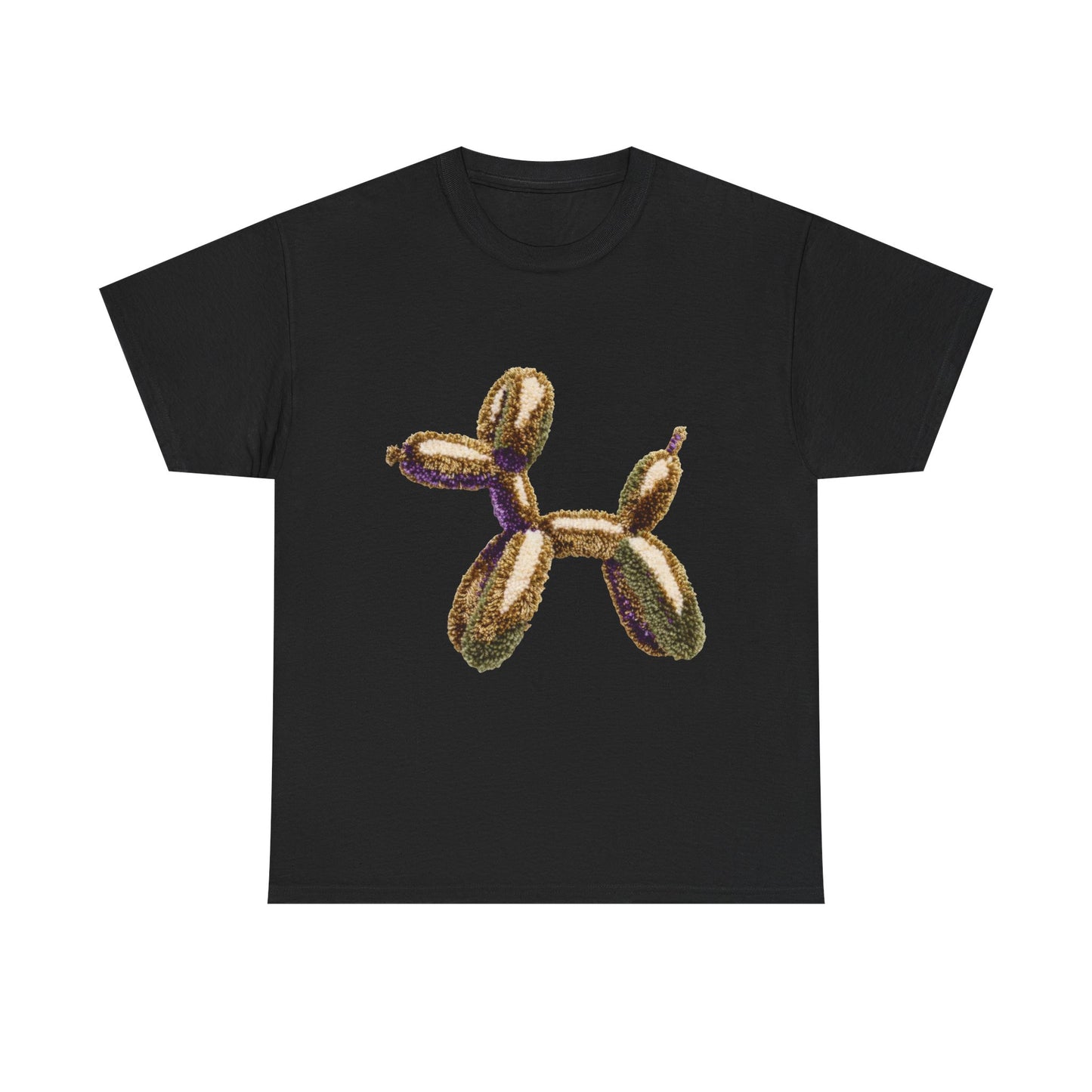 Balloon Dog T‑Shirt — Metallic Gold Balloon Animal Tee