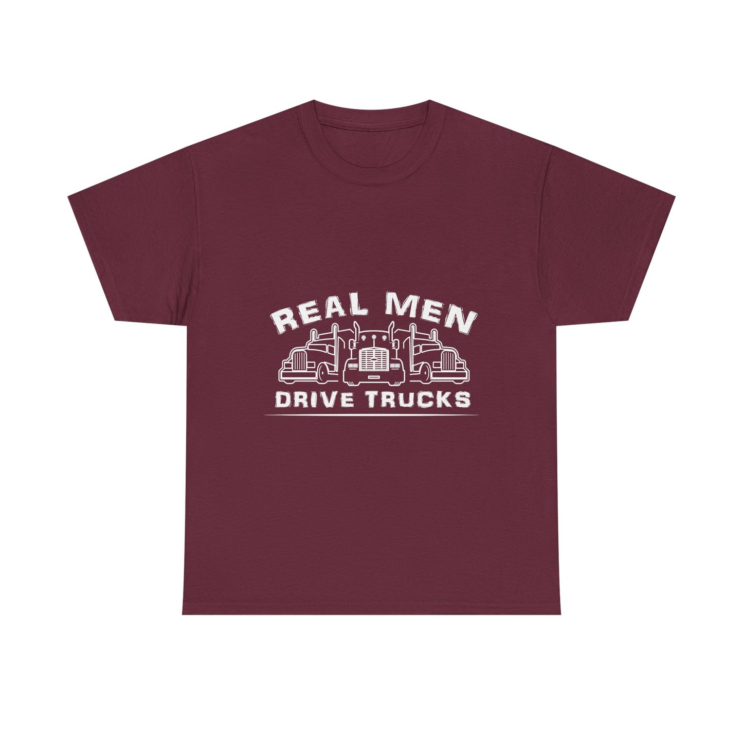 Truck Driver T‑Shirt — “Real Men Drive Trucks” Graphic Tee