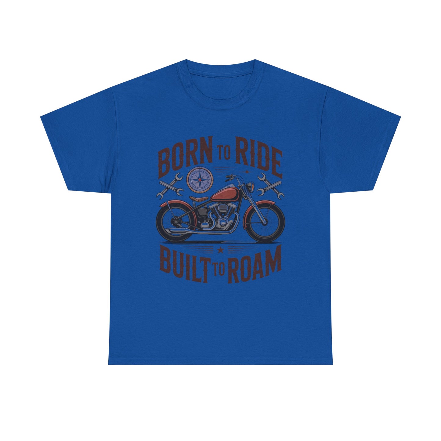 Born to Ride Built to Roam Motorcycle T-Shirt
