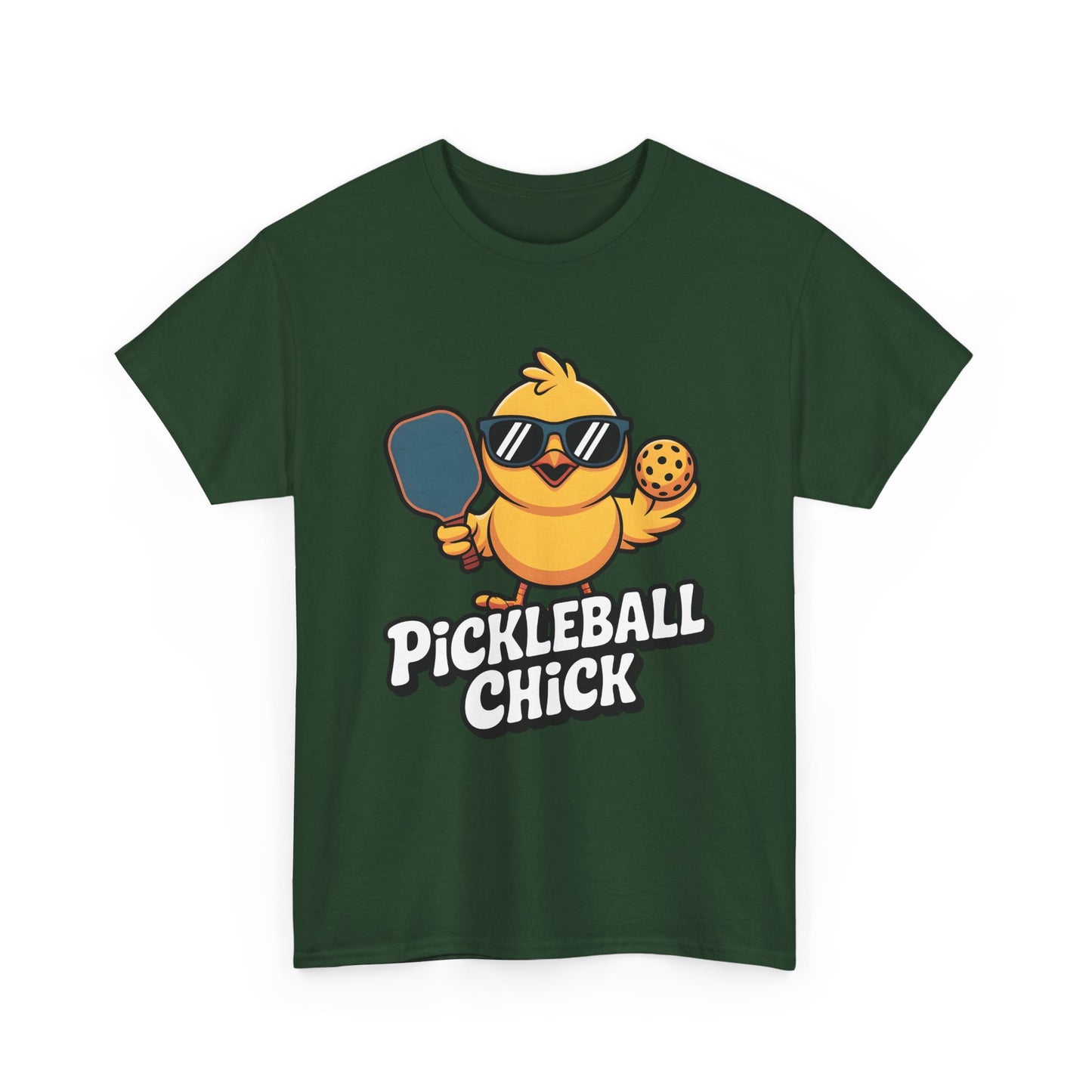 Pickleball Chick T-Shirt — Cute Chick Graphic Tee for Players & Fans