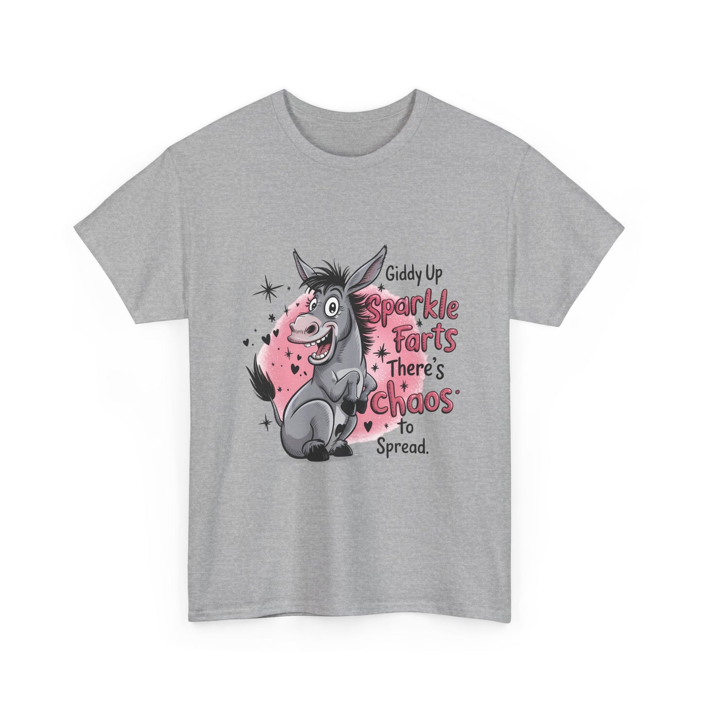 Donkey "Sparkle Farts" T-Shirt — Cute Funny Unicorn Alternative Tee