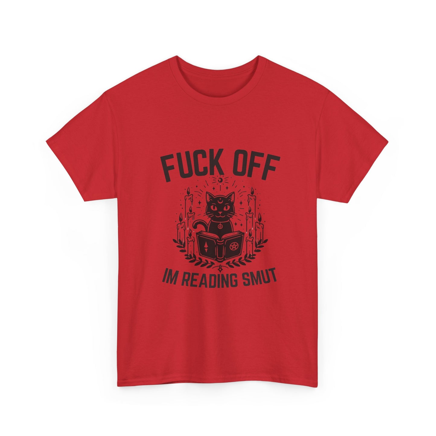 “Fuck Off I’m Reading Smut” Cat Witchbook T-Shirt