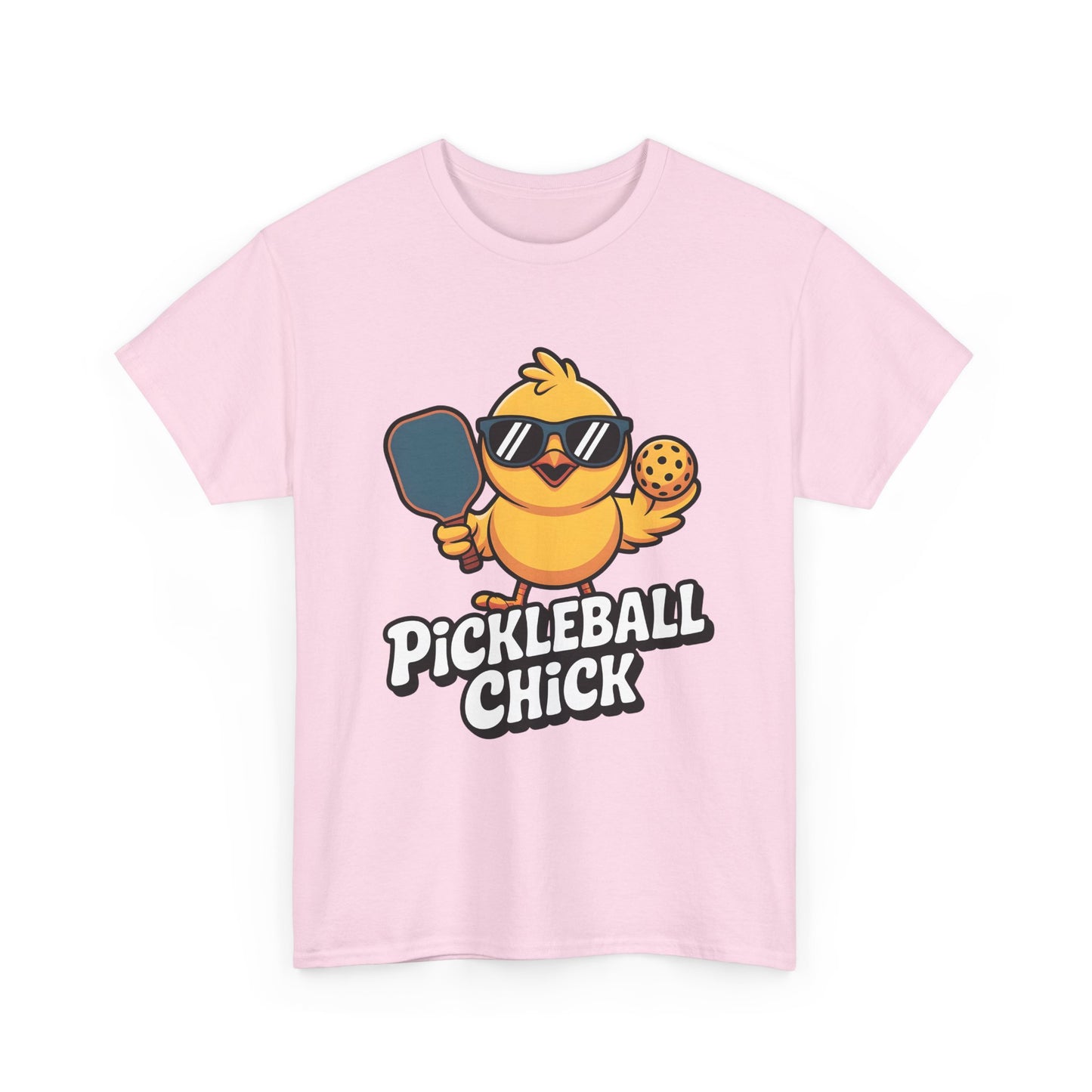 Pickleball Chick T-Shirt — Cute Chick Graphic Tee for Players & Fans