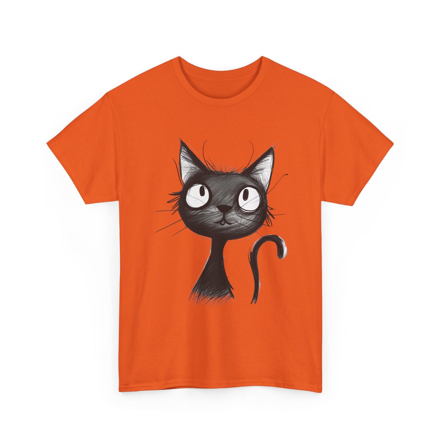 Whimsical Black Cat