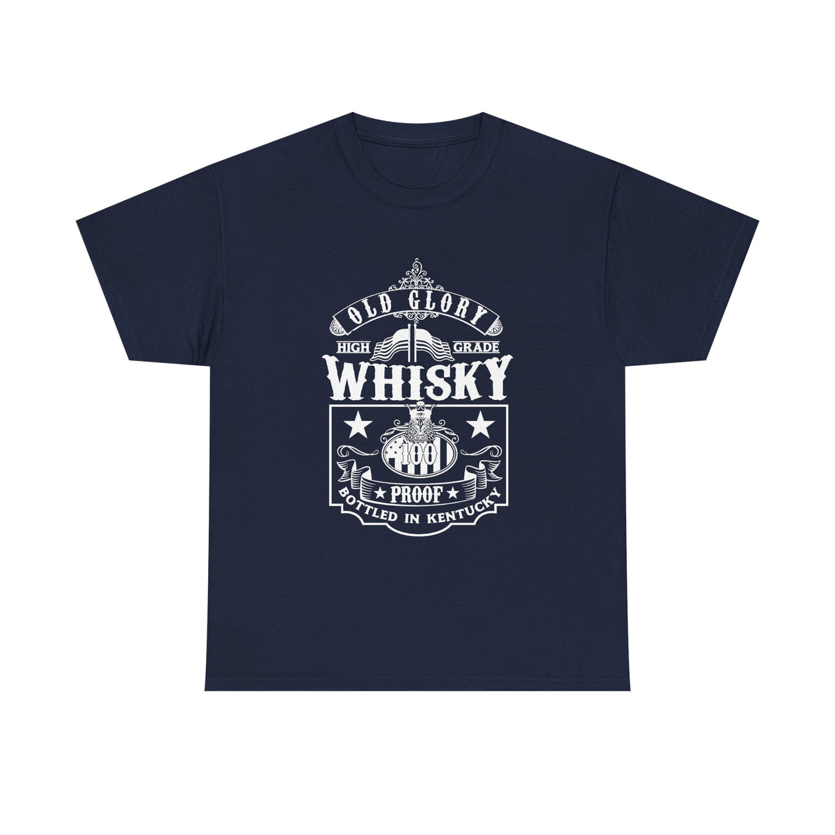 Whisky Distillery Crest T-Shirt — Vintage Bourbon Logo Tee