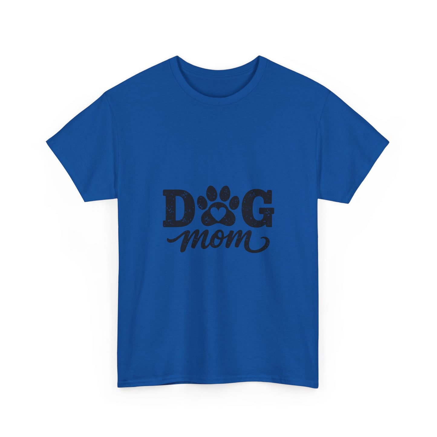 Dog Mom T‑Shirt — Paw Print Graphic Tee for Dog Lovers