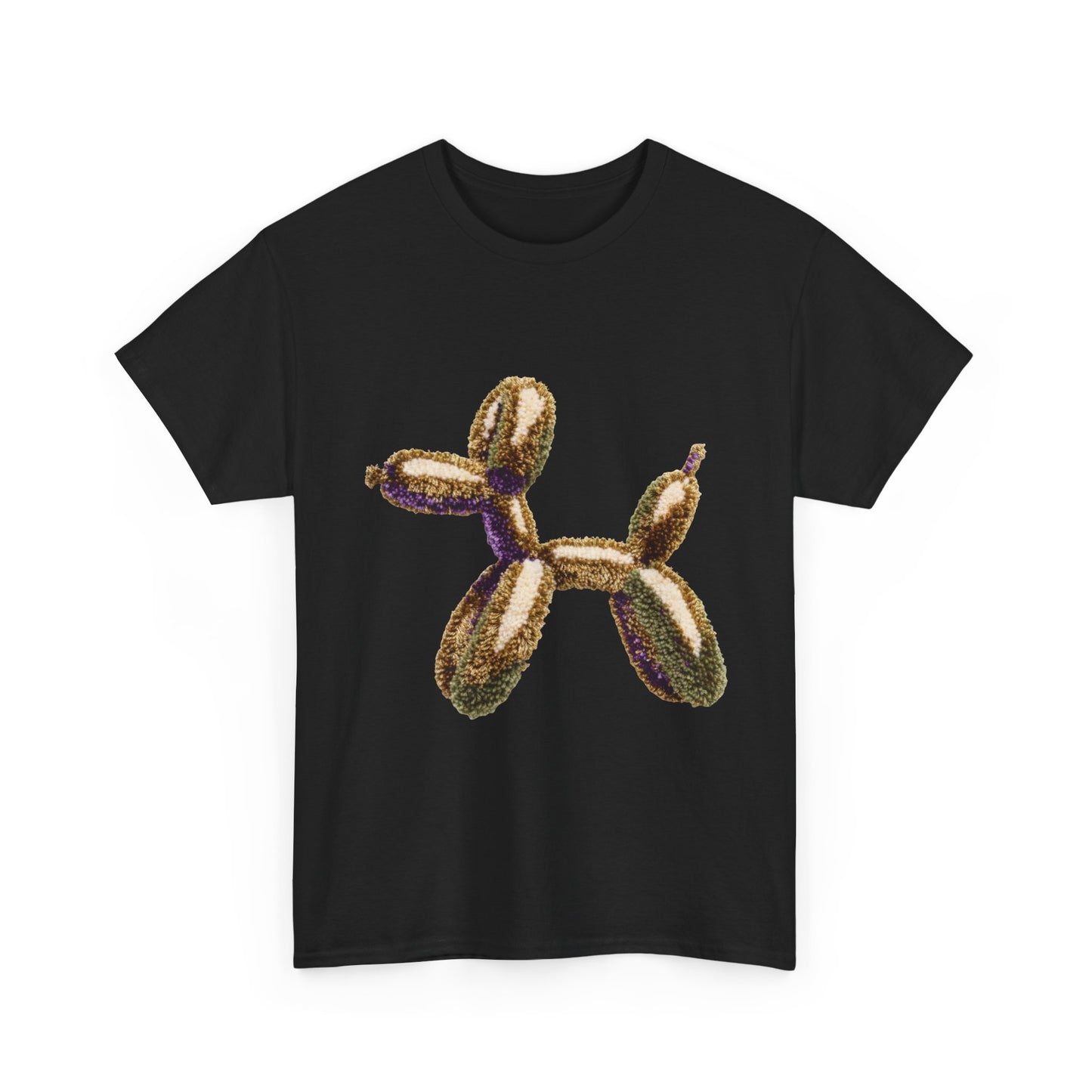 Balloon Dog T‑Shirt — Metallic Gold Balloon Animal Tee