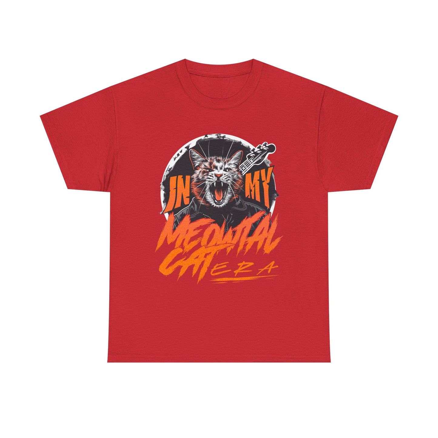 Graphic Tee — “In My Head/Medusa Mental” Fierce Cat Rock Band Design