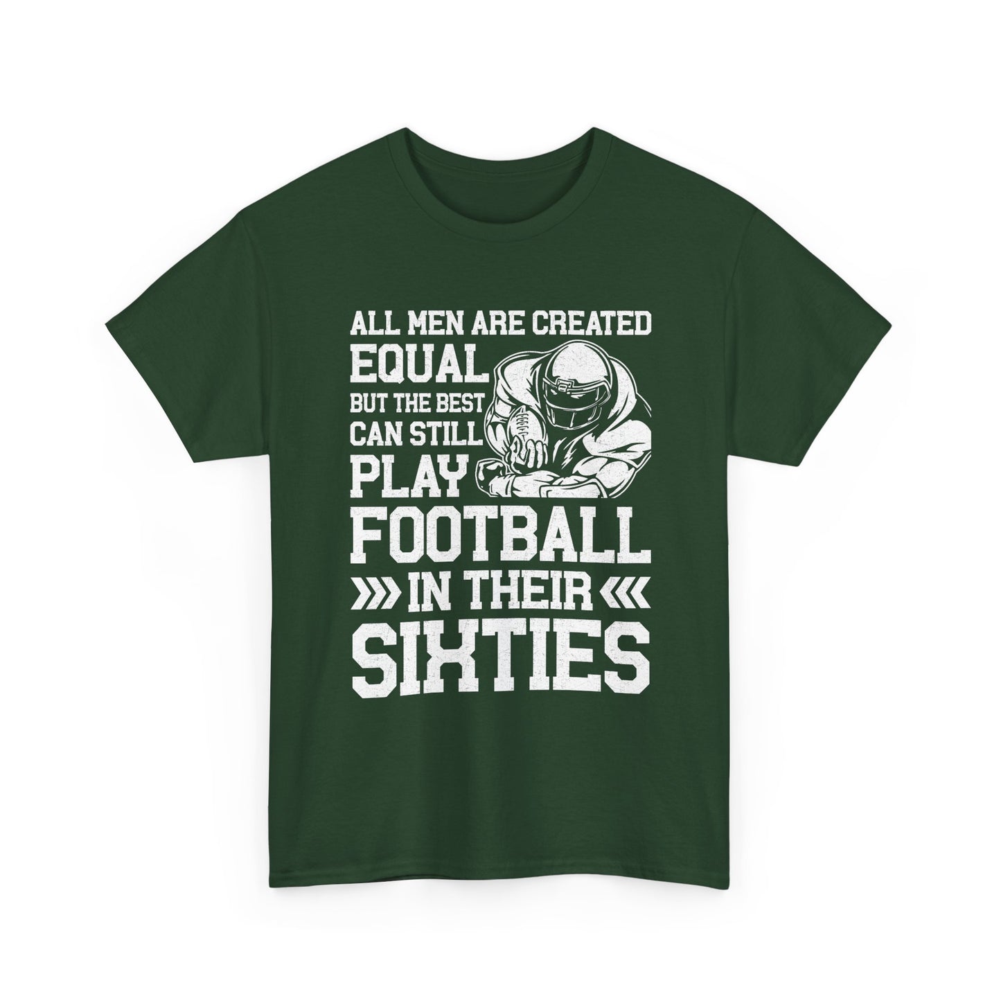 Football in Their Sixties T‑Shirt — Funny Retro Shirt for Older Players & Fans