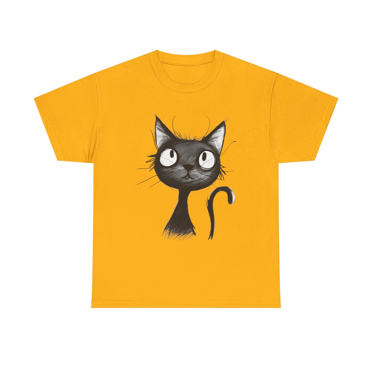 Whimsical Black Cat