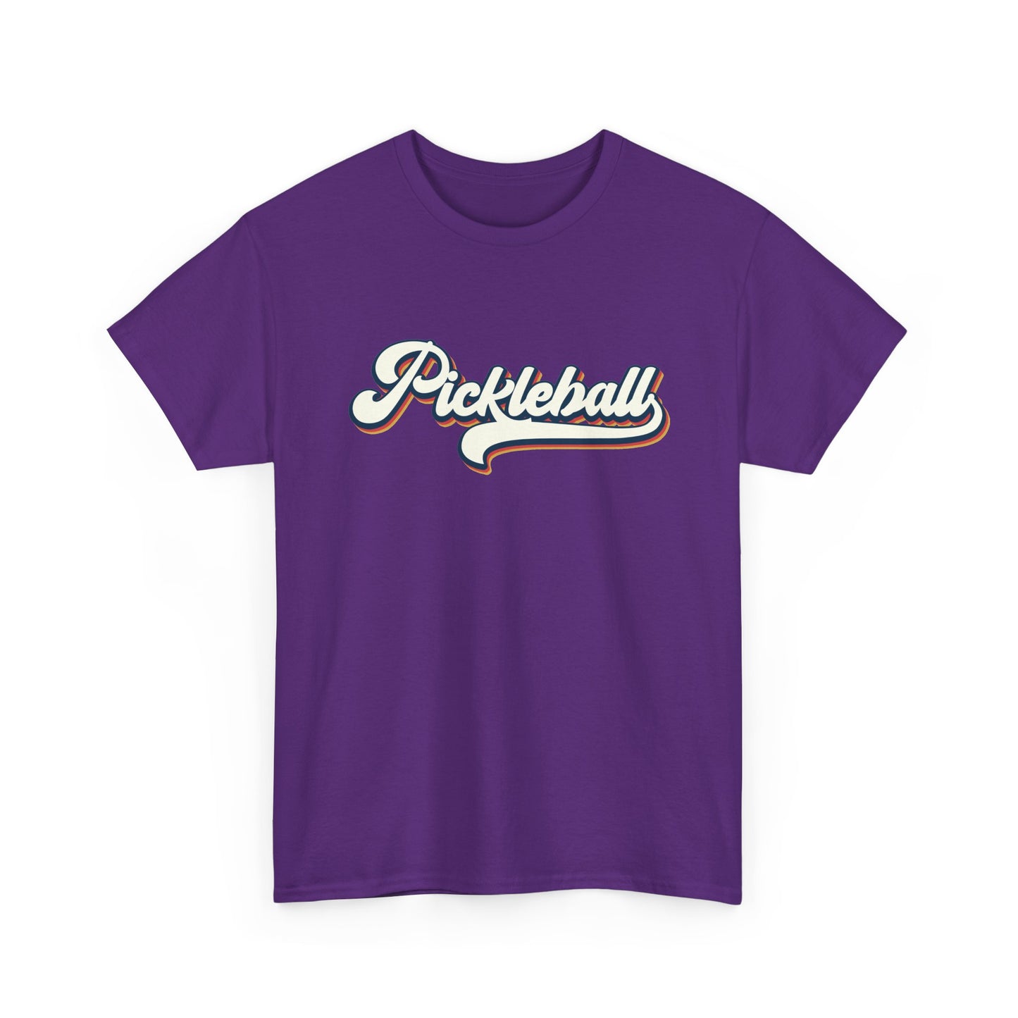 Pickleball Script Tee — Retro Athletic Pickleball T-Shirt