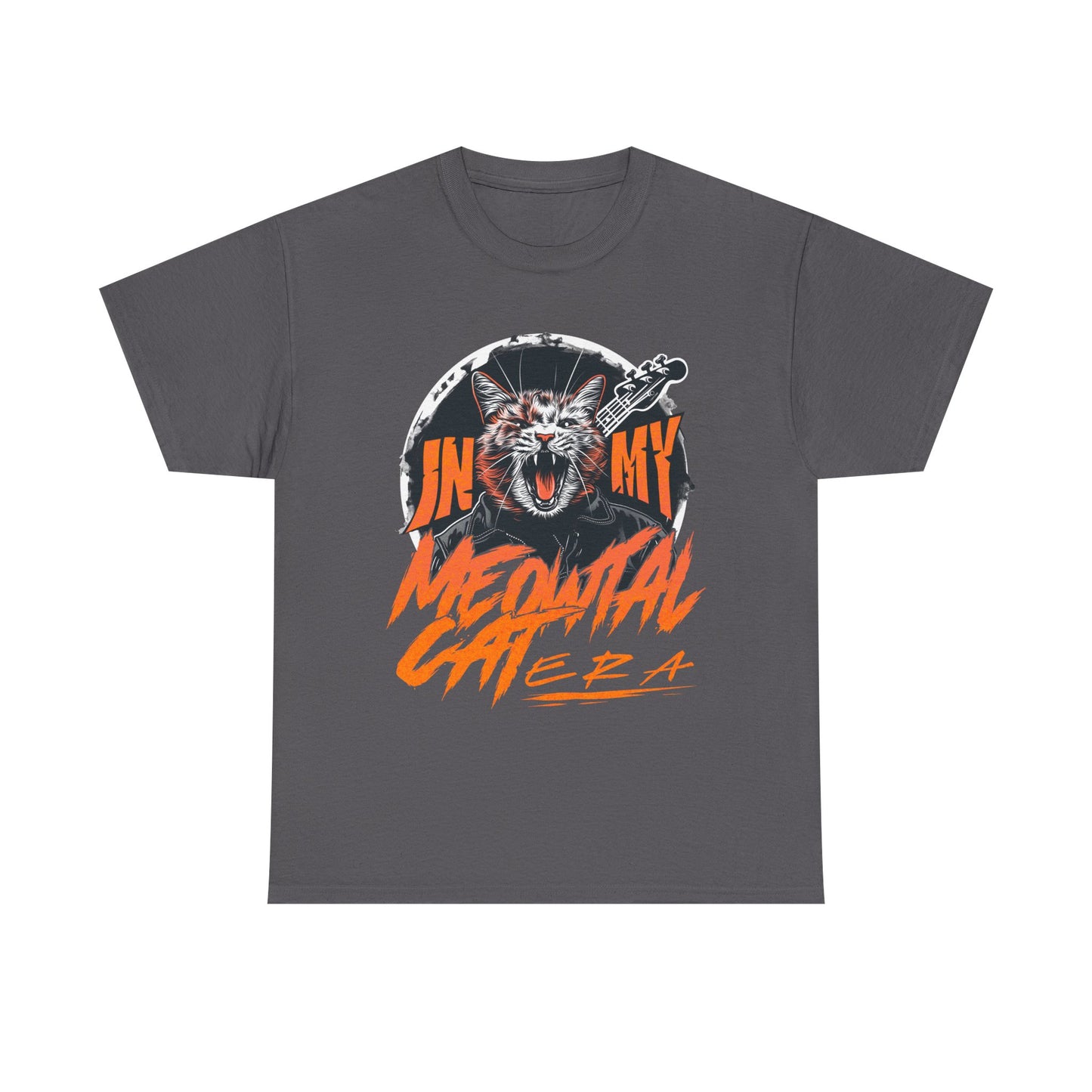 Graphic Tee — “In My Head/Medusa Mental” Fierce Cat Rock Band Design