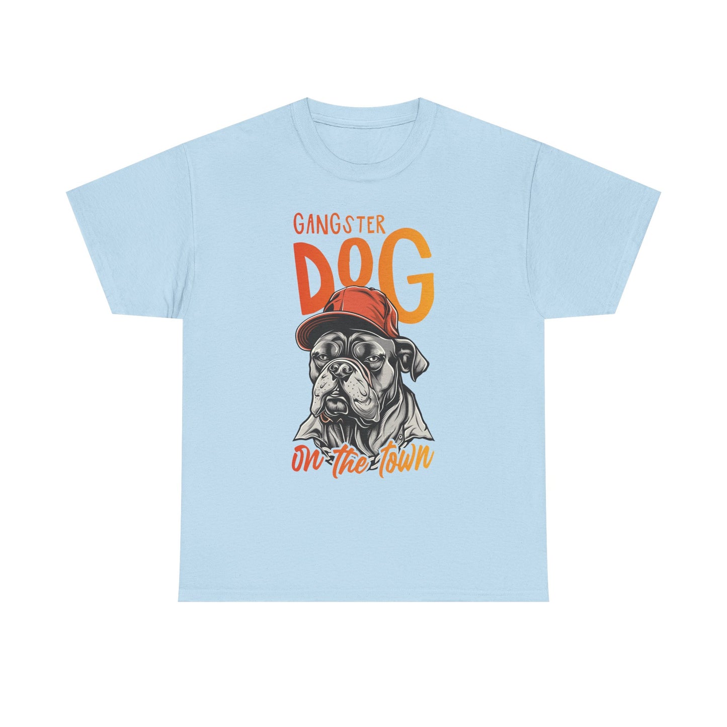 Gangster Dog T‑Shirt – 'Gangster Dog On The Town' Graphic Tee
