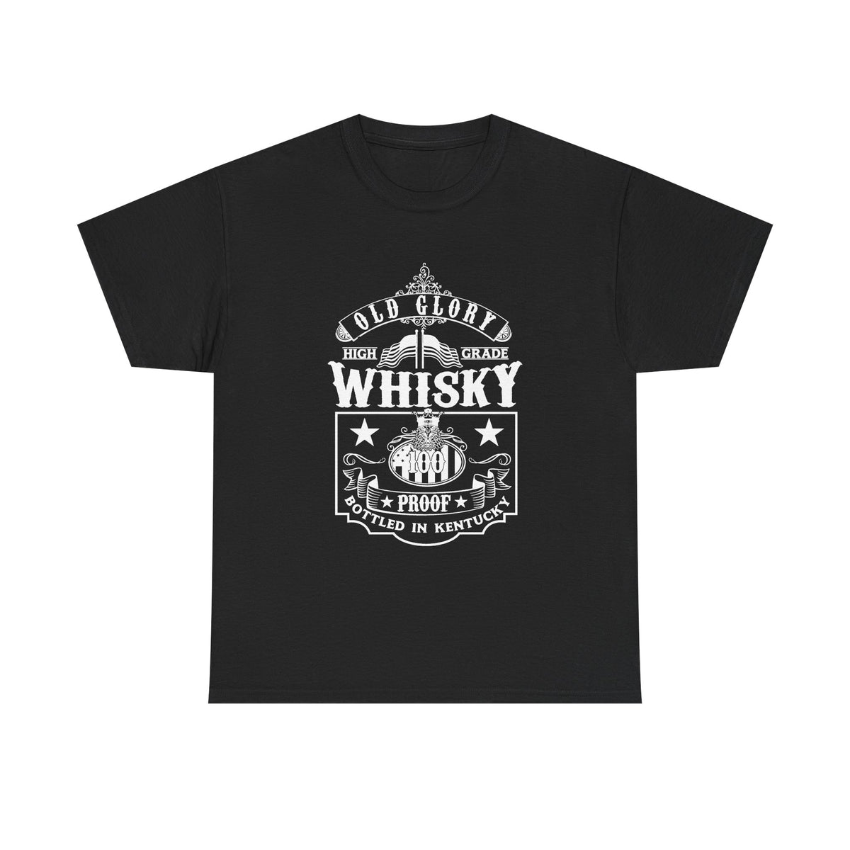 Whisky Distillery Crest T-Shirt — Vintage Bourbon Logo Tee