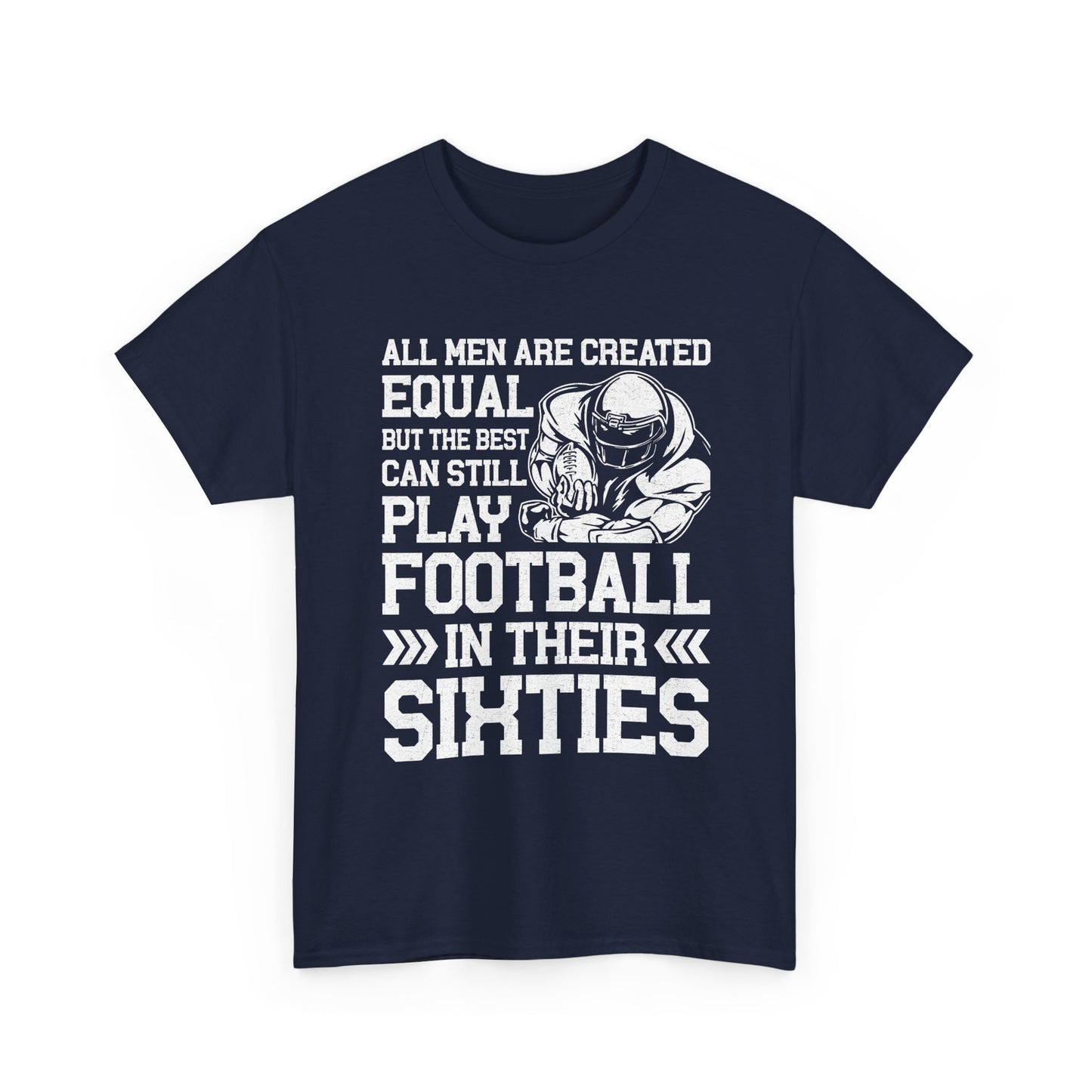 Football in Their Sixties T‑Shirt — Funny Retro Shirt for Older Players & Fans