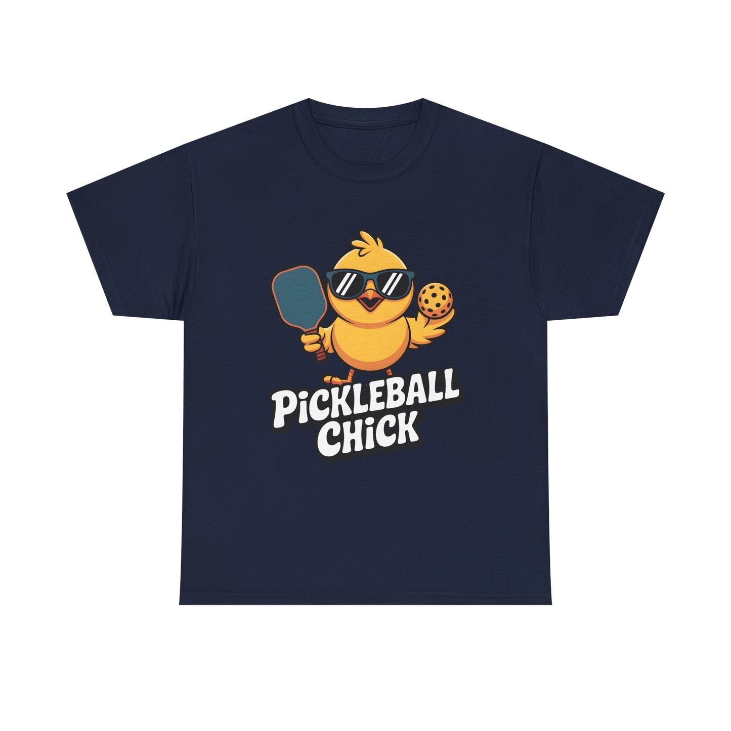 Pickleball Chick T-Shirt — Cute Chick Graphic Tee for Players & Fans