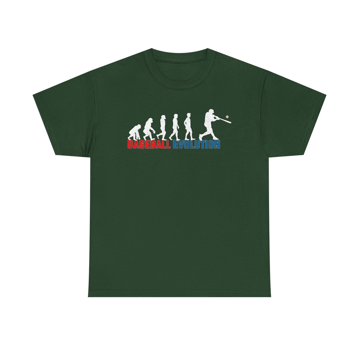 Baseball Evolution T-Shirt — Funny Baseball Player Evolution Graphic Tee