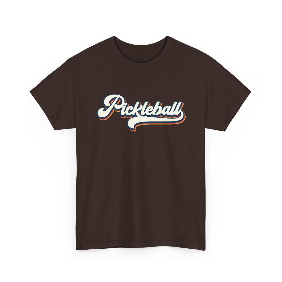 Pickleball Script Tee — Retro Athletic Pickleball T-Shirt