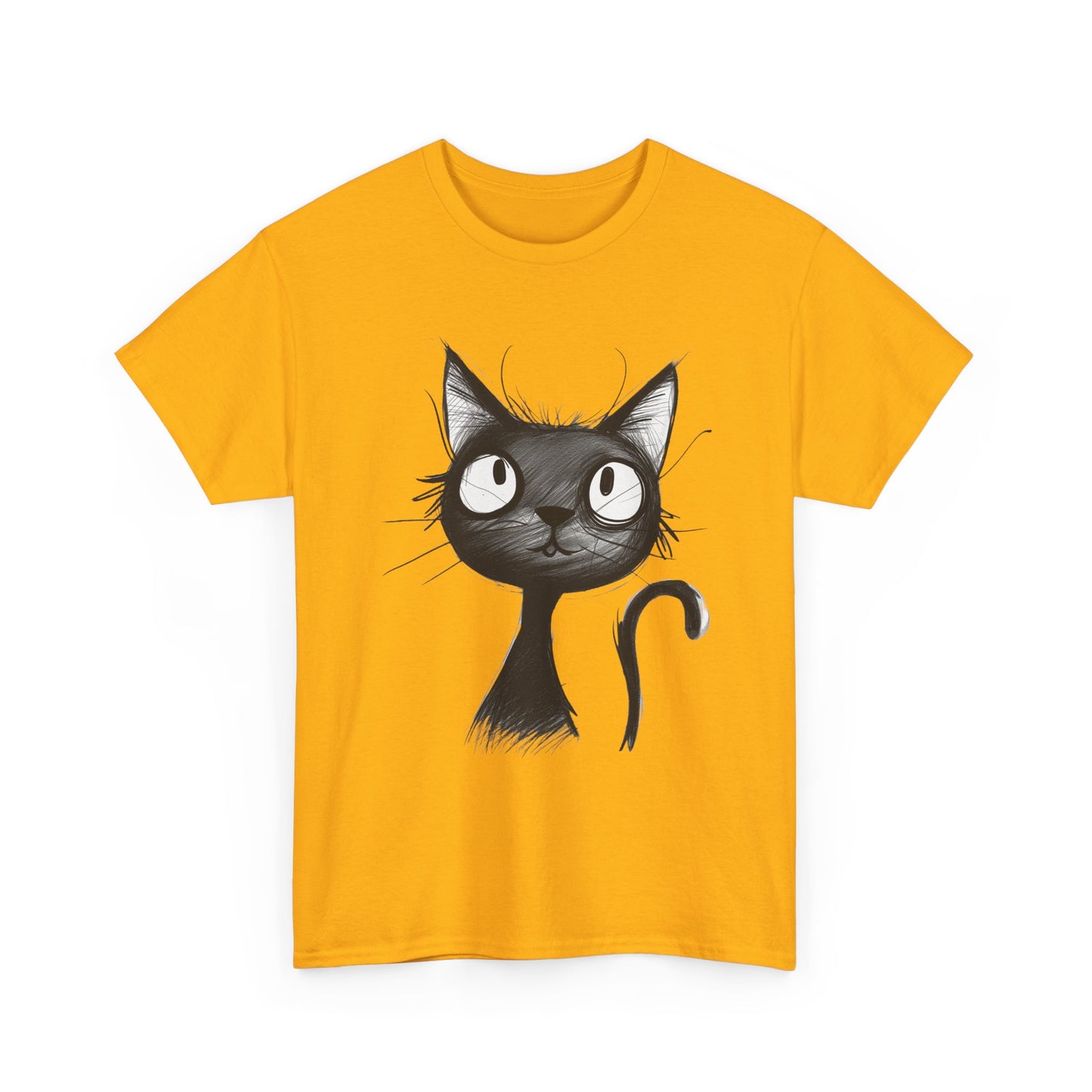 Whimsical Black Cat