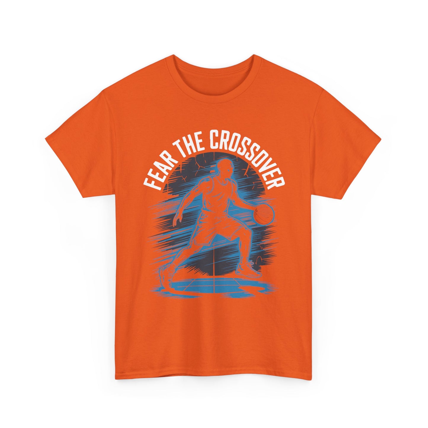 Basketball T‑Shirt - "Fear The Crossover" Dribbling Player Graphic Tee