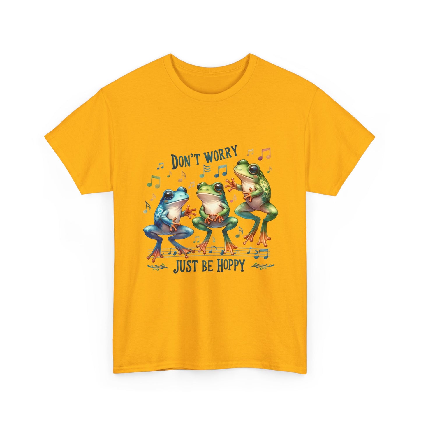 Don't Worry, Just Be Hoppy Frog T-Shirt