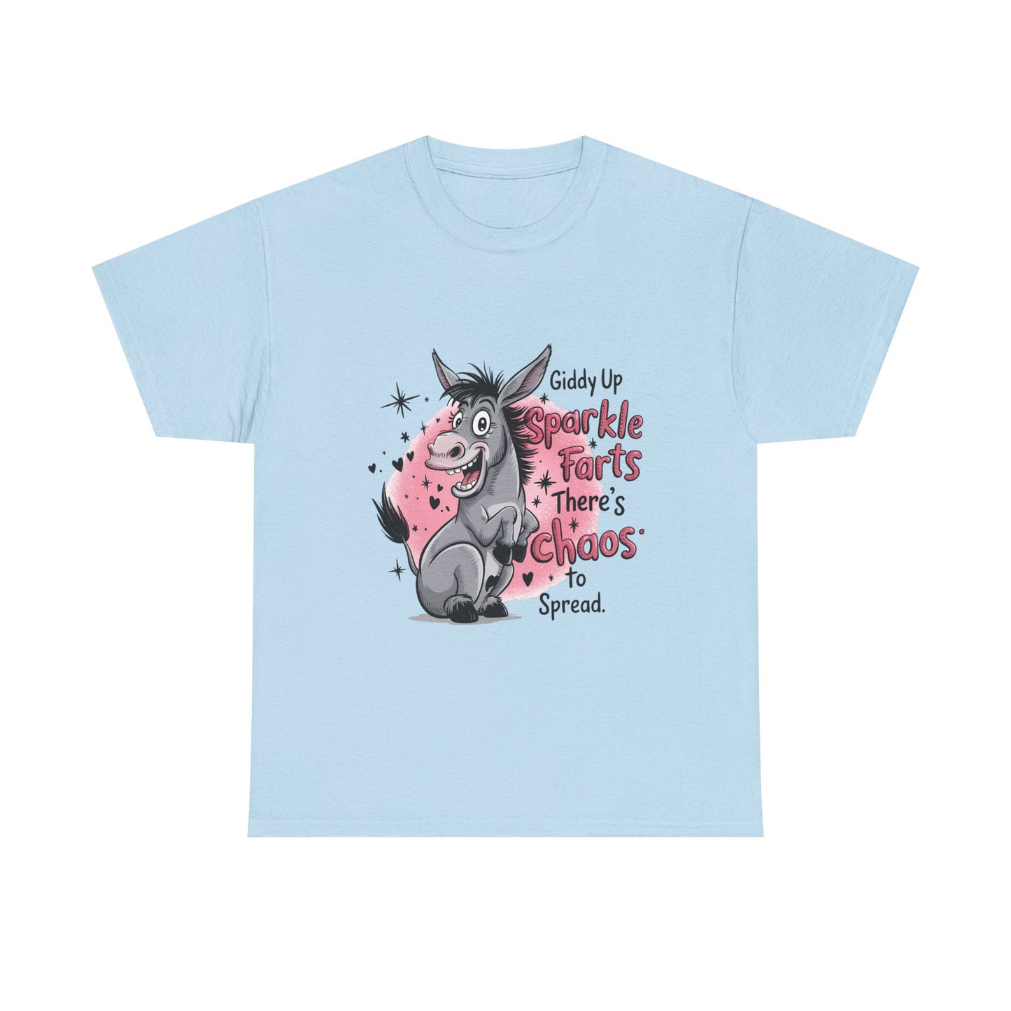 Donkey "Sparkle Farts" T-Shirt — Cute Funny Unicorn Alternative Tee