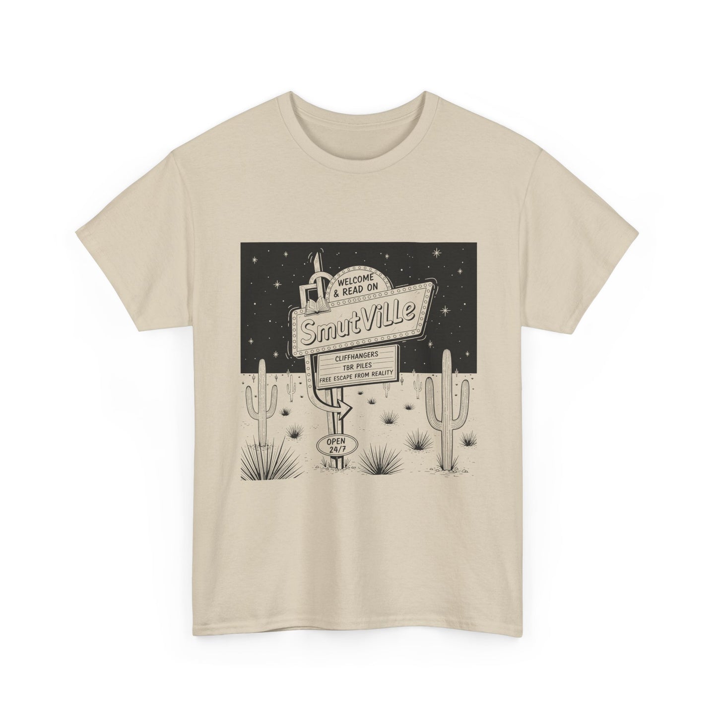 T-Shirt — 'Welcome to Snuuville' Vintage Desert Sign Graphic Tee