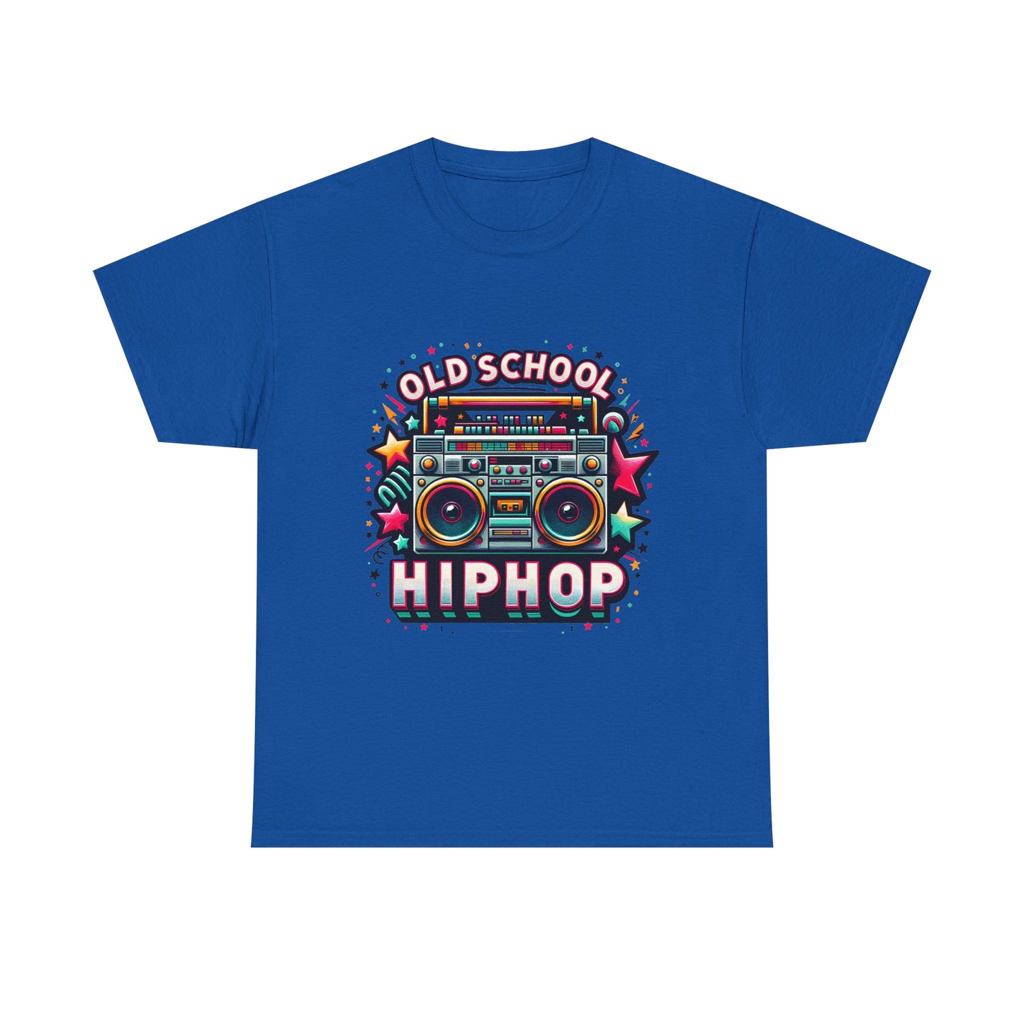 Old School Hip Hop T-Shirt — Retro Boombox Graphic Tee