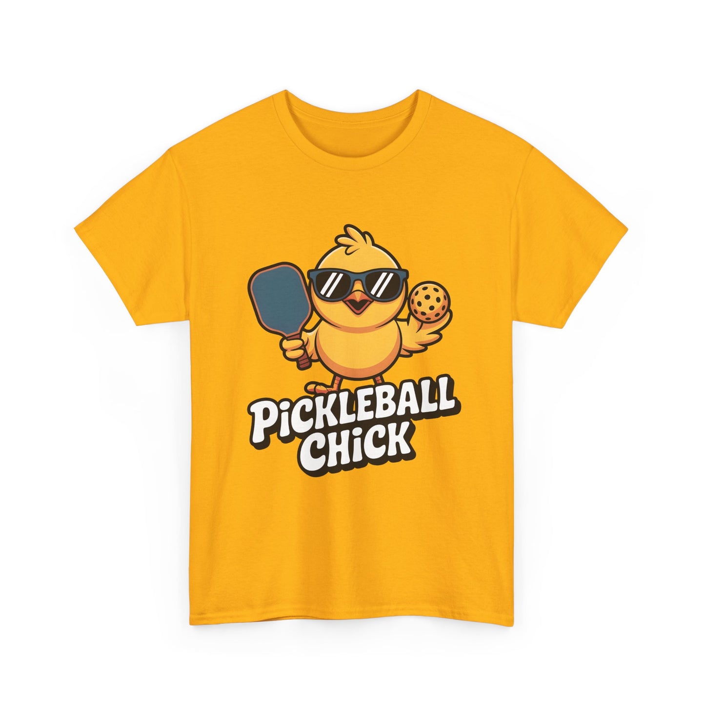Pickleball Chick T-Shirt — Cute Chick Graphic Tee for Players & Fans