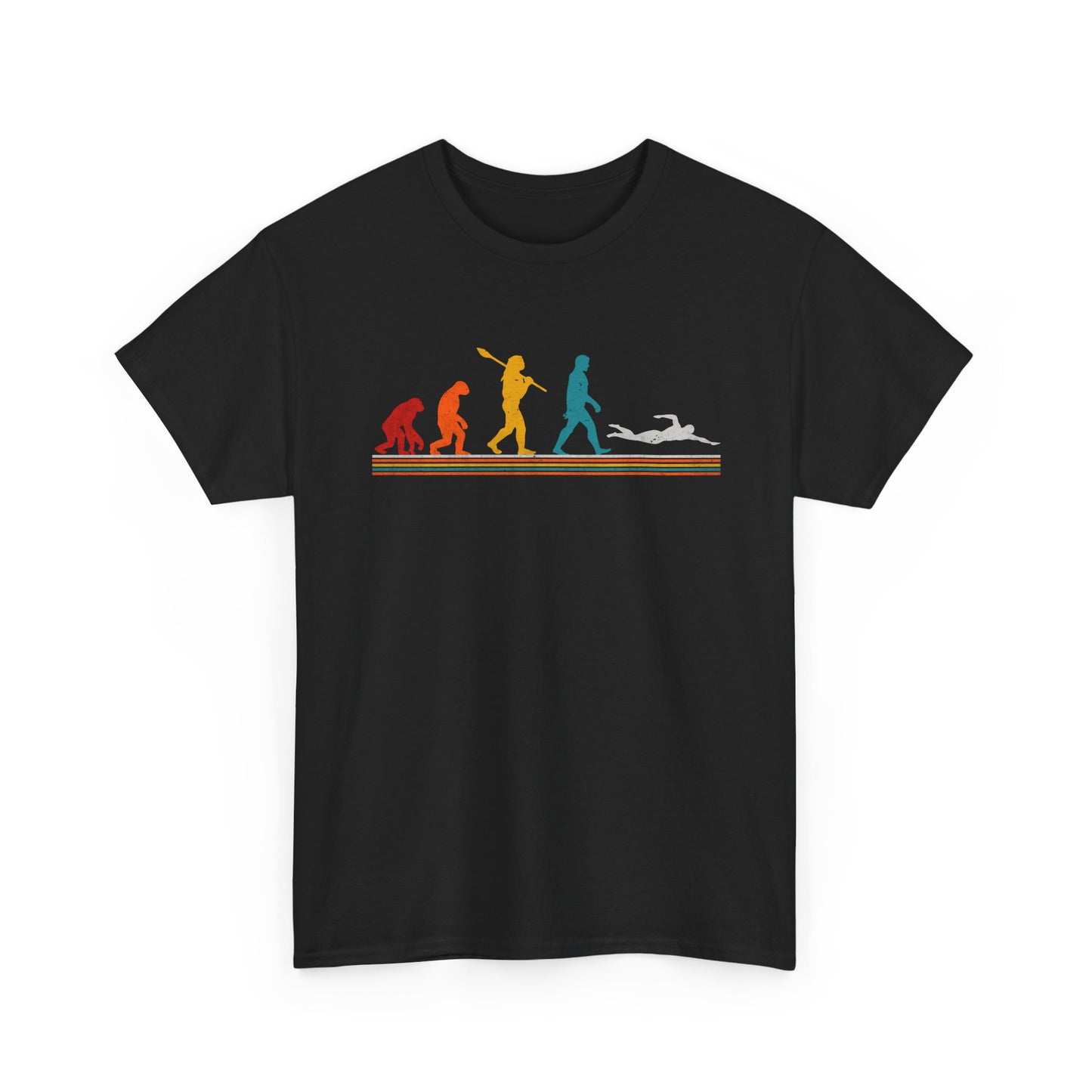 Evolution of Swiming T-Shirt