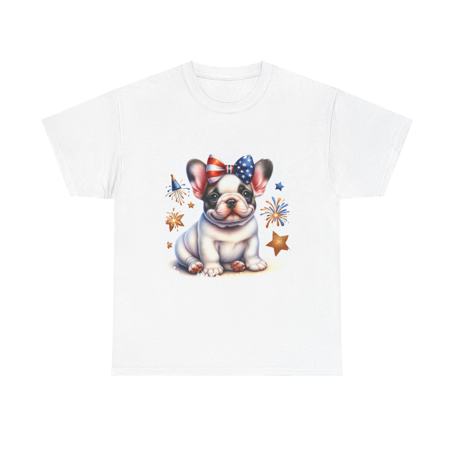 Patriotic French Bulldog Tee