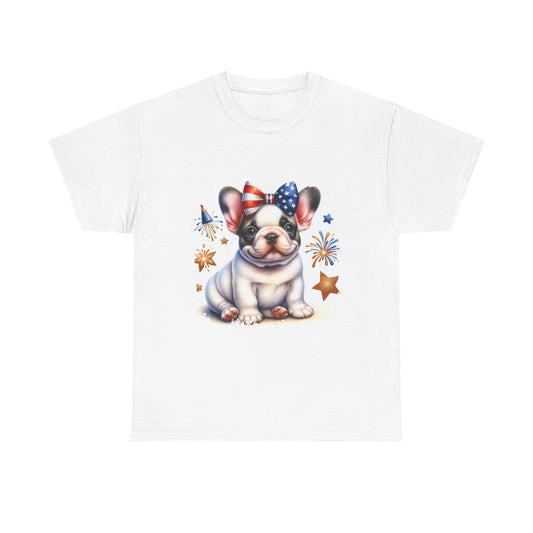 Patriotic French Bulldog Tee