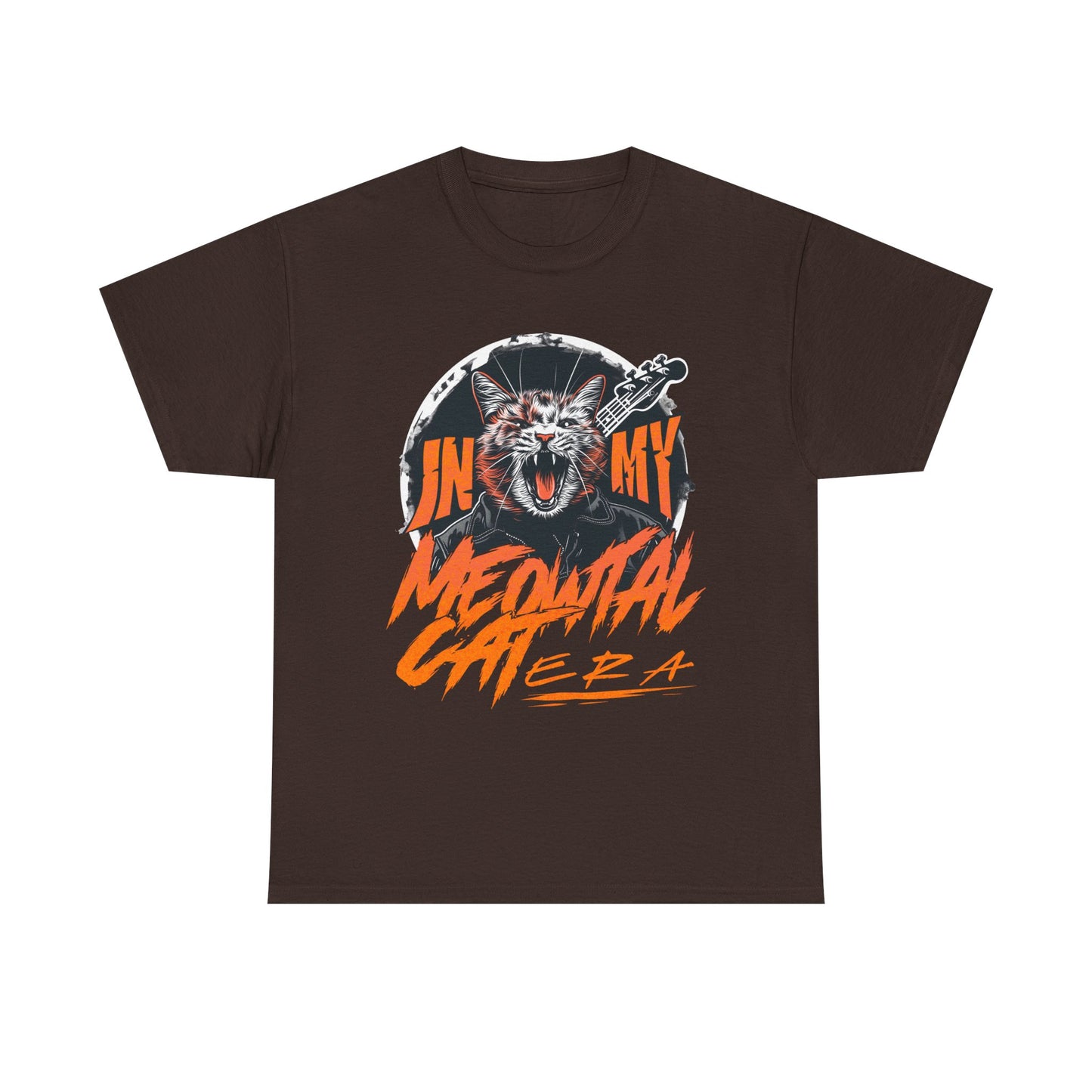 Graphic Tee — “In My Head/Medusa Mental” Fierce Cat Rock Band Design