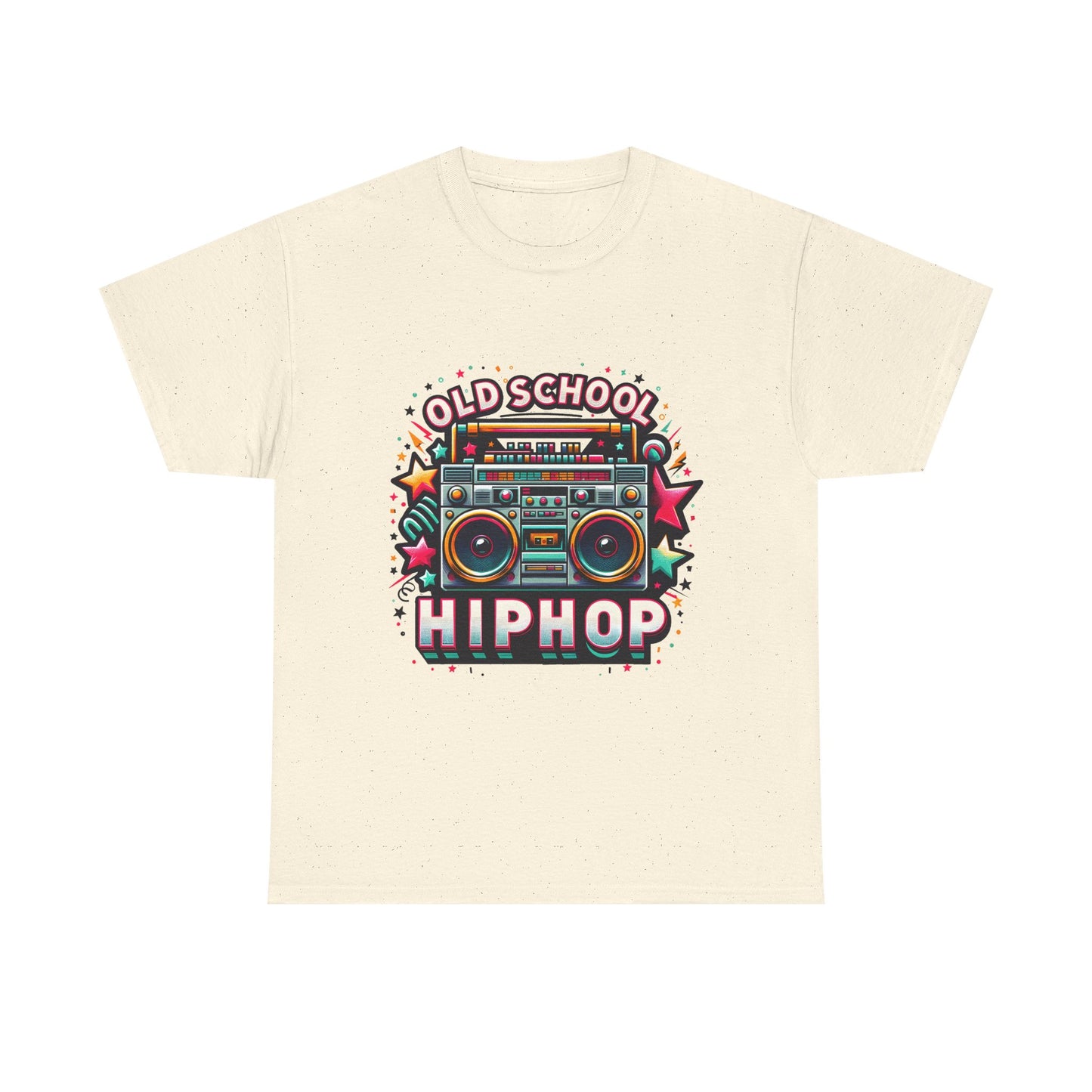Old School Hip Hop T-Shirt — Retro Boombox Graphic Tee
