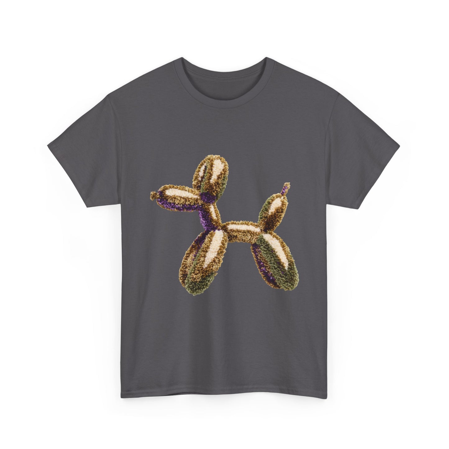 Balloon Dog T‑Shirt — Metallic Gold Balloon Animal Tee
