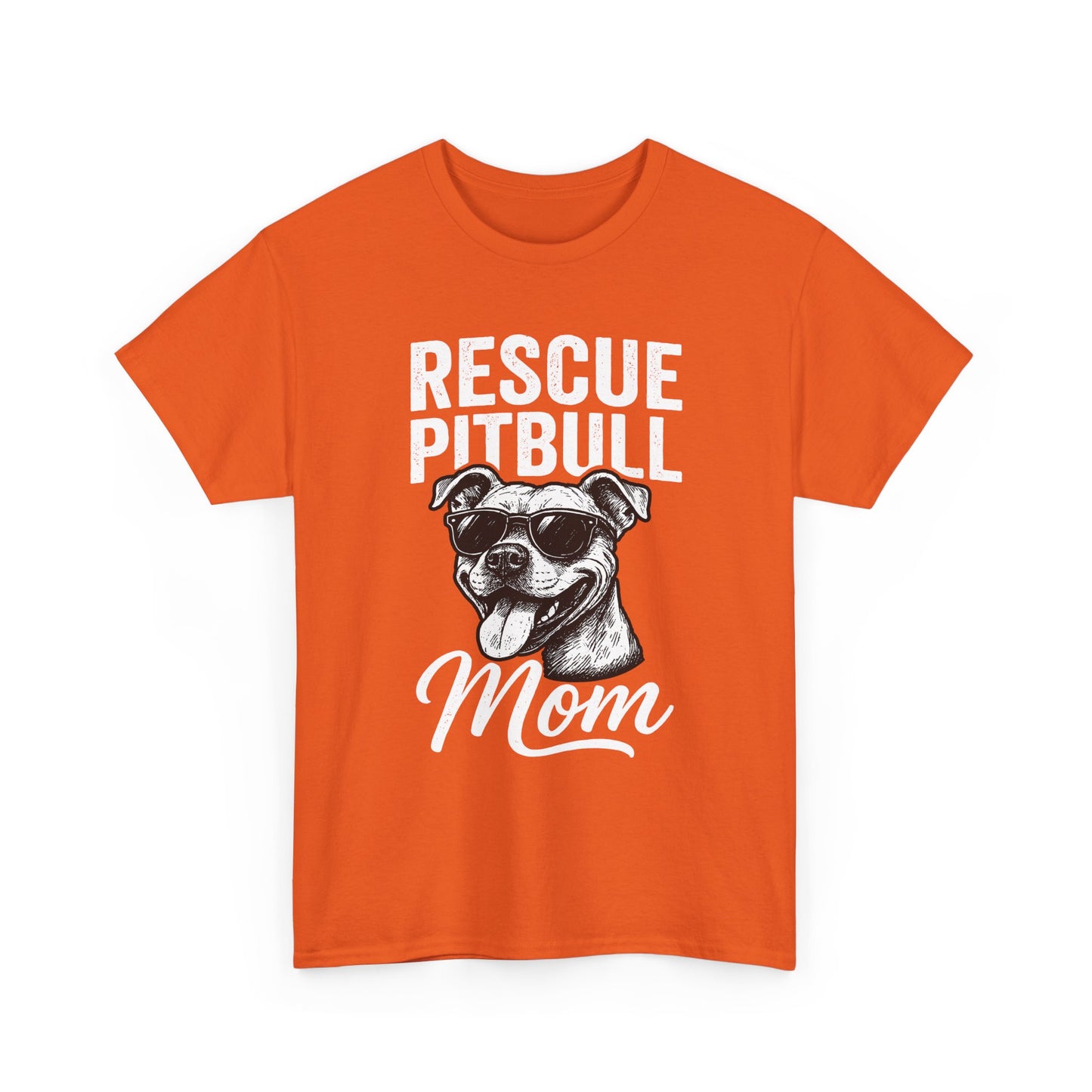 Rescue Pitbull Mom T-Shirt — Rescue Dog Lover Tee